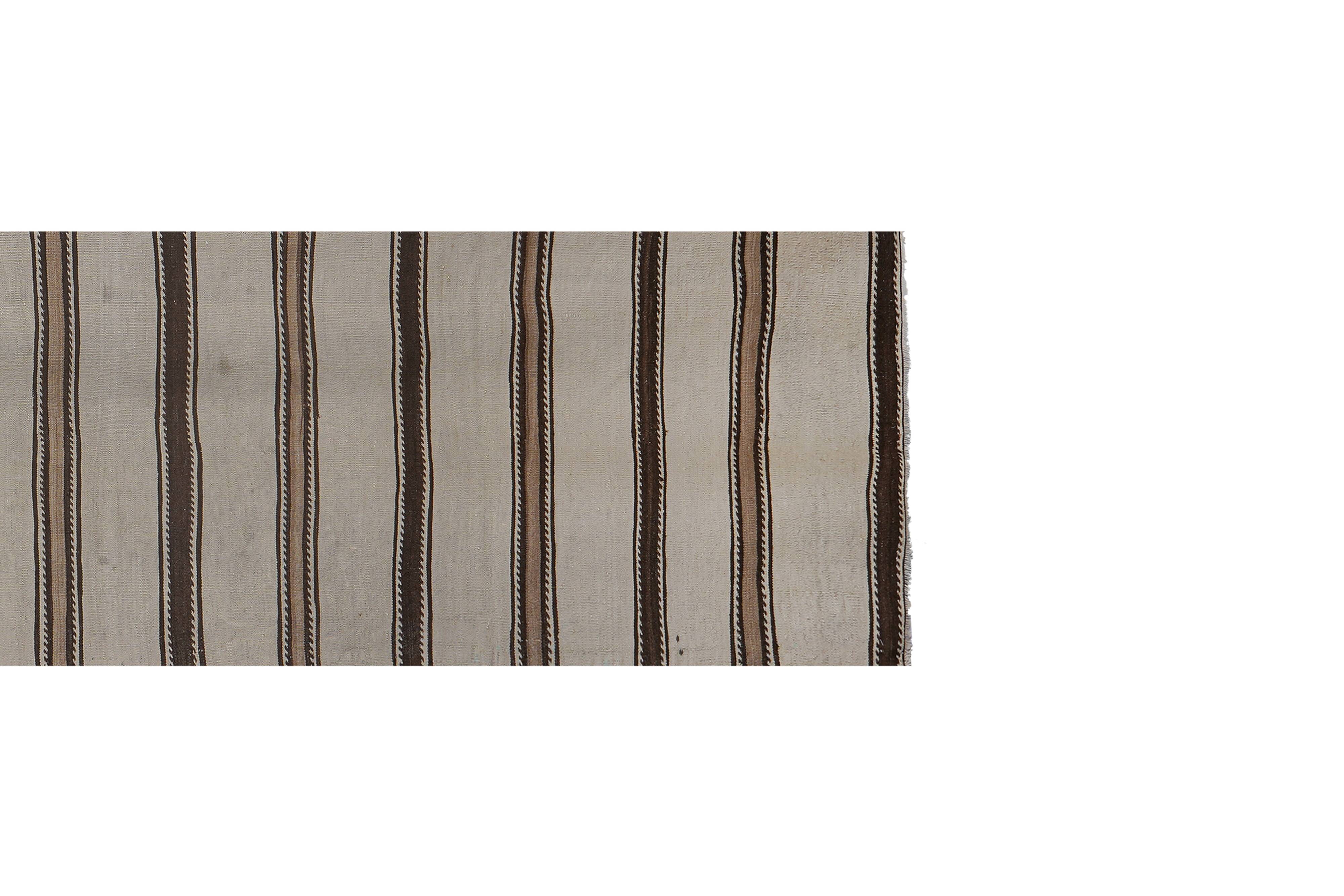 Vintage Turkish Oushak Handwoven Rug 78x288 cm