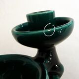 Pair of earthenware candlesticks