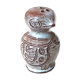 Owl sandstone salt shaker by Jeanne and Norbert Pierlot, 60s