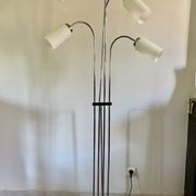 Lampadaire design chrome 1970