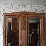 Art deco oak cabinet