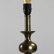 Pair of Floor Lamps in Black and Gold, The Netherlands — 1990s