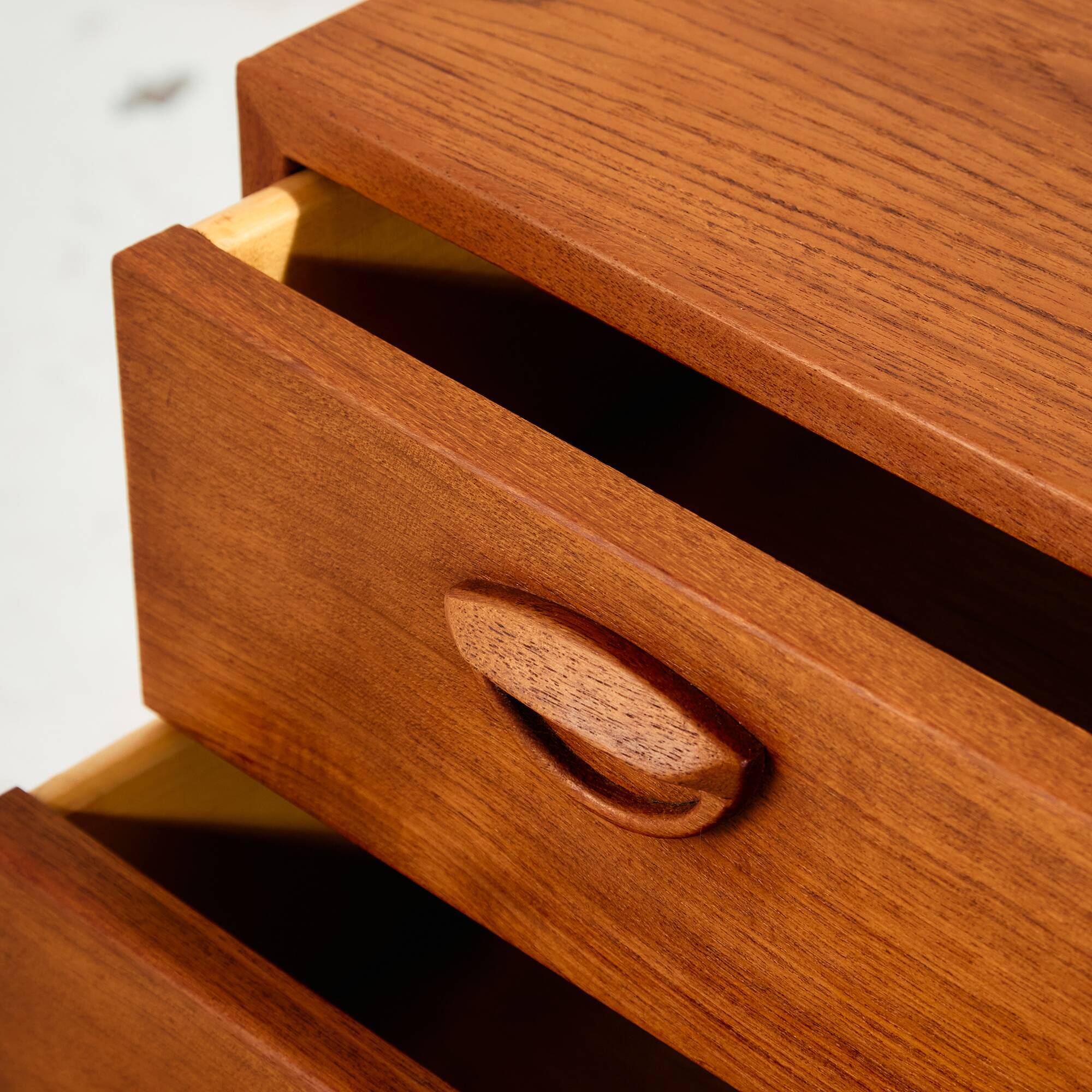 Four-drawer chest of drawers by Kai Kristiansen for Feldballes Møbler
