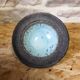 Bowl on a pedestal in raku - Michel Cohen