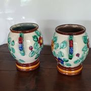 Paire de vases à oreilles Cerart Monaco 1950/1960