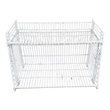 Interlocking rack made of sheathed metal wire