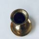 Golden brass candle holder