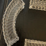 Baccarat signed modular centrepiece in solid crystal.