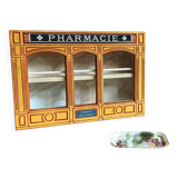 Vitrine étagère devanture de pharmacie ancienne