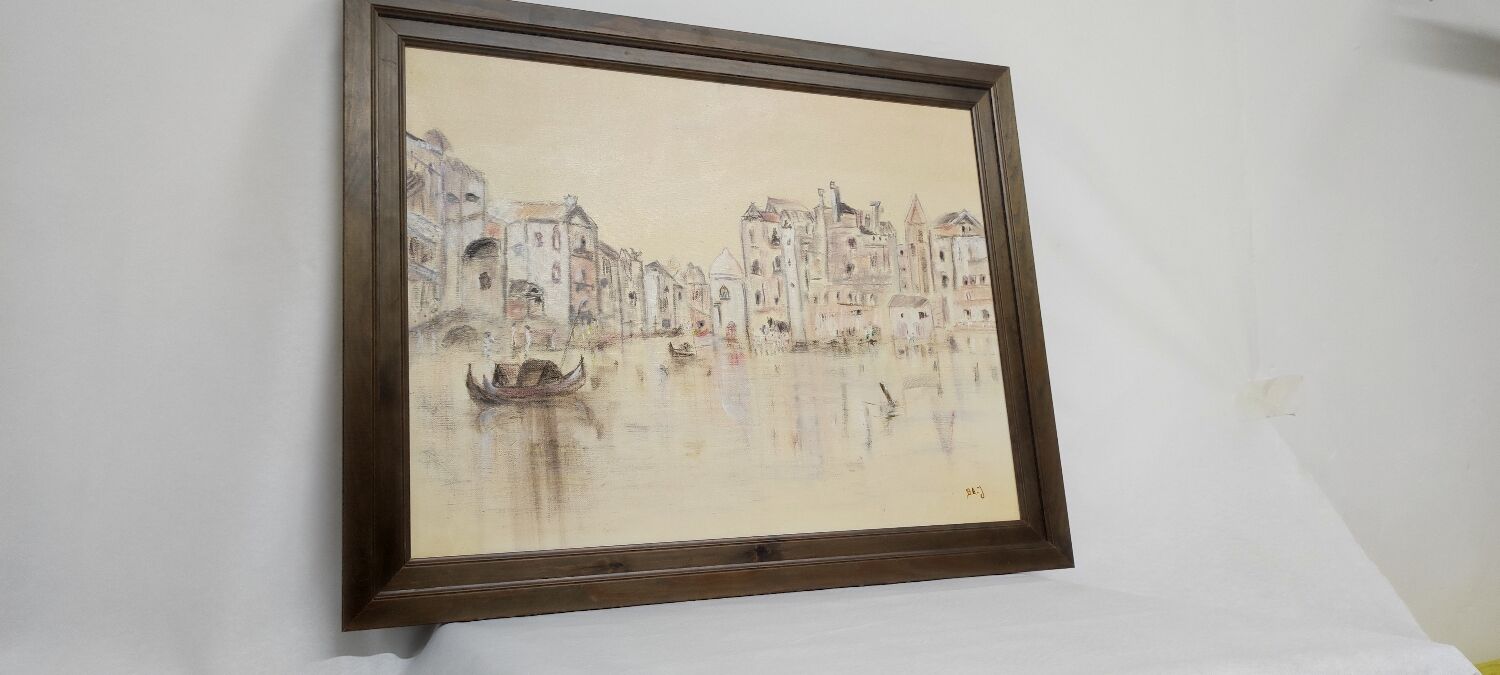 Marine painting signed