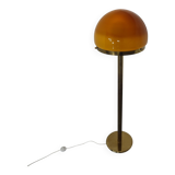 Brass and Glass Floor Lamp, 1970s