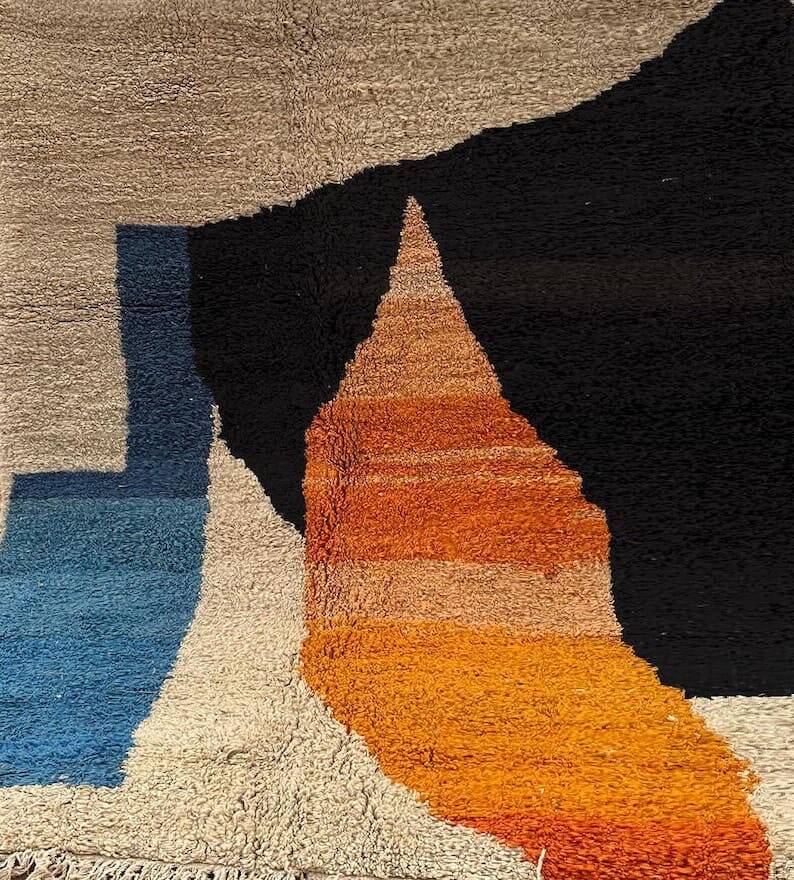 Colorful Berber rug size 200 x 300 cm