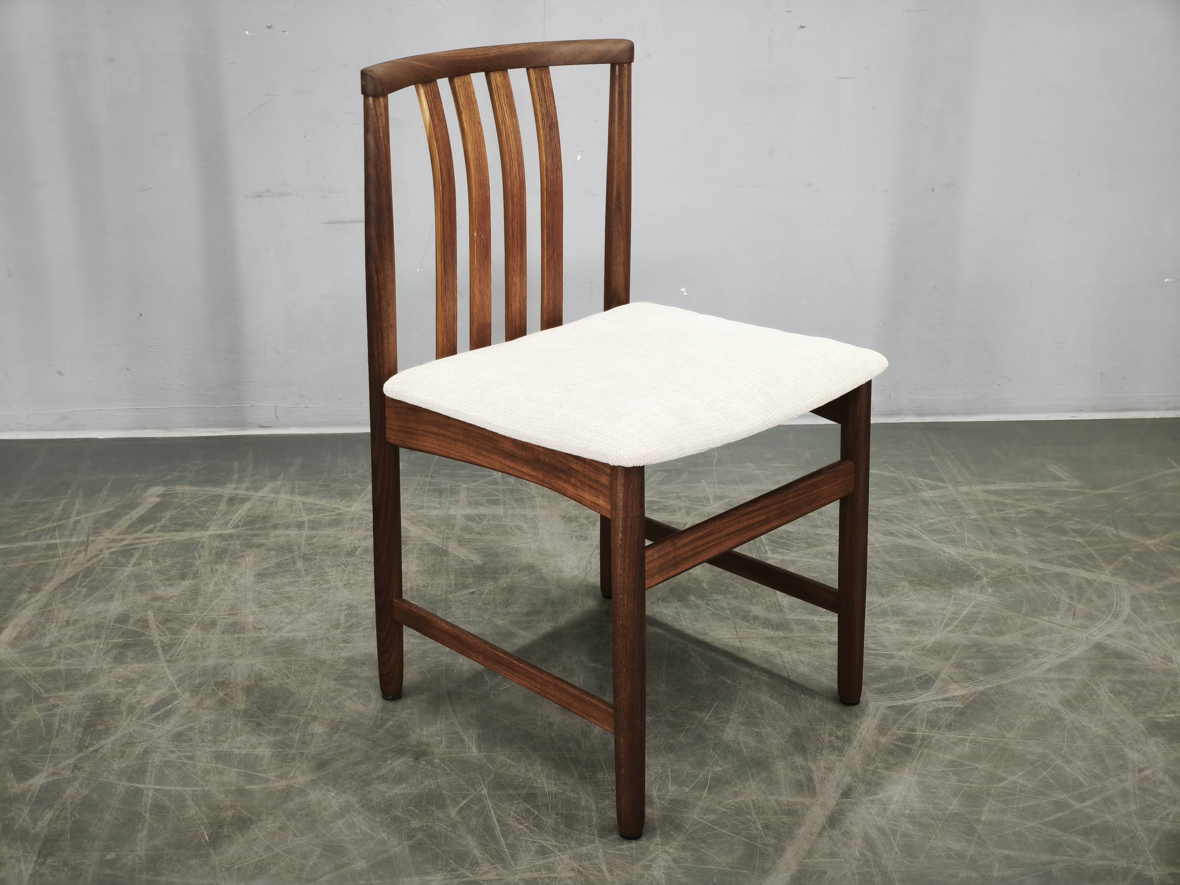Set of Four Danish Teak Dining Chairs, Scandinavia, 1960s