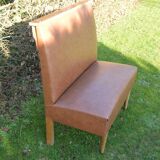 Old bistro bench foot compass