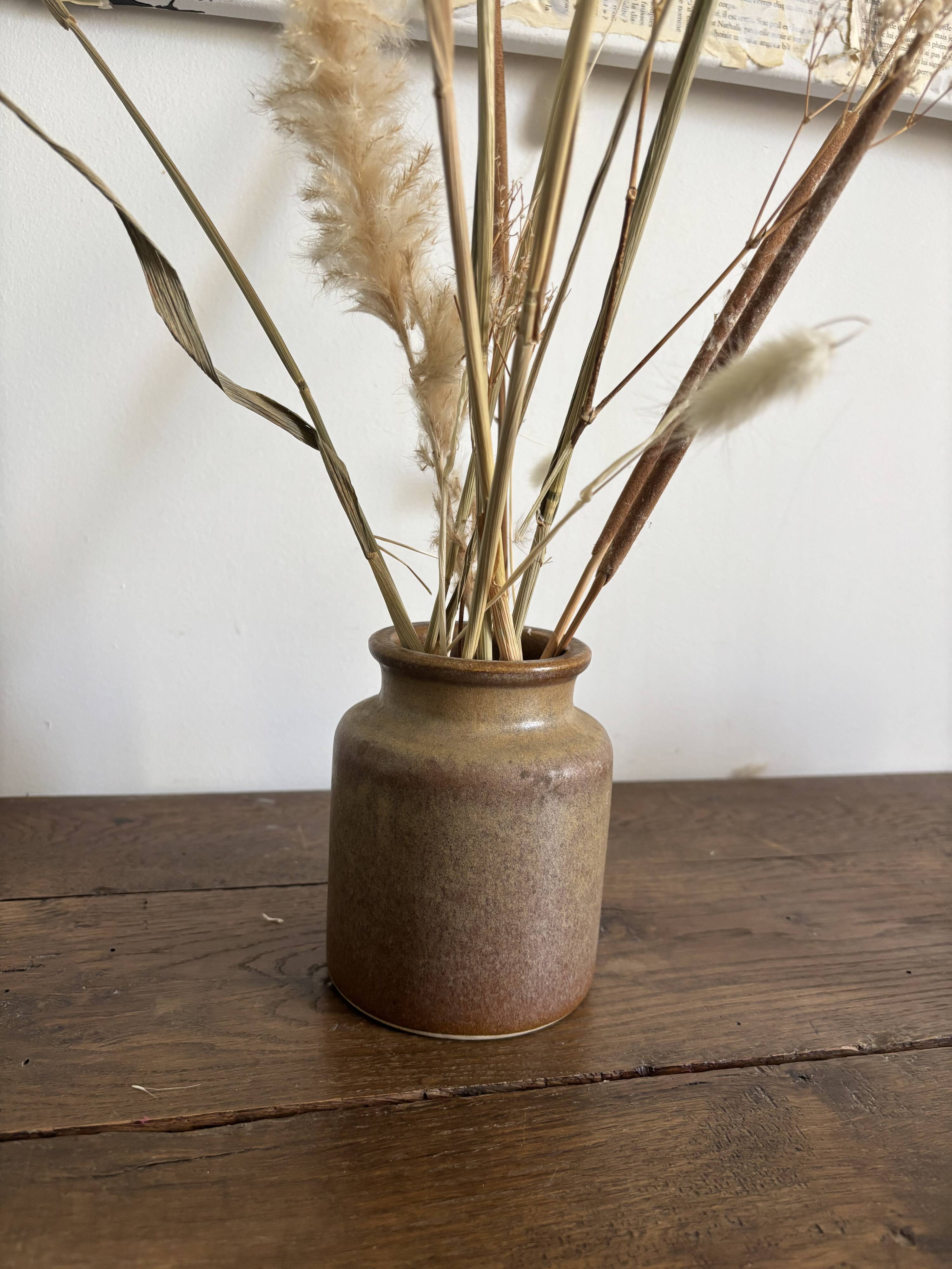 Set of French artisanal stoneware ceramics – 1960s
