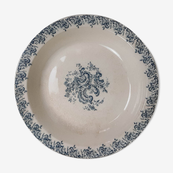 Louis XV hollow dish in Earth of Gien Iron Earth