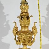 Lampe en Bronze Doré, époque Napoléon III – Milieu XIXe