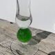 Green Murano glass vase