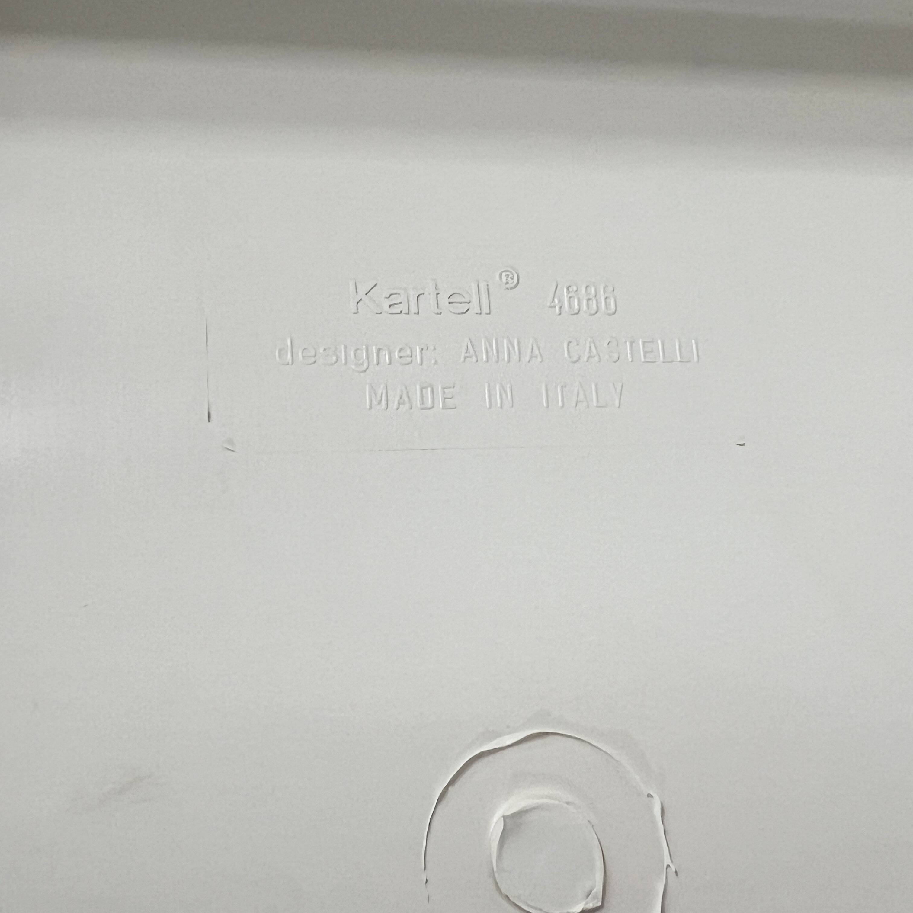 Large planter on casters model 4686 by Anna Castelli for Kartell, 1970