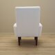 White armchair, Danish design, 1970s, production: Denmark