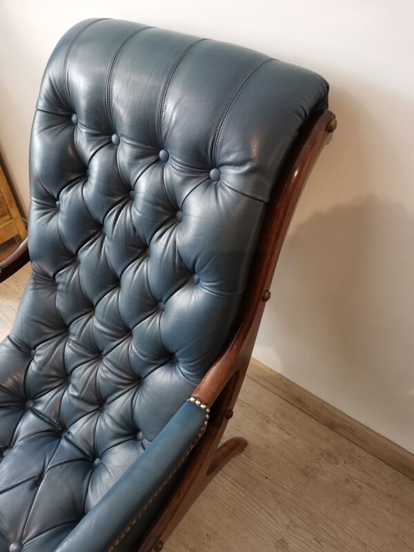 fauteuil victorienne de style anglais