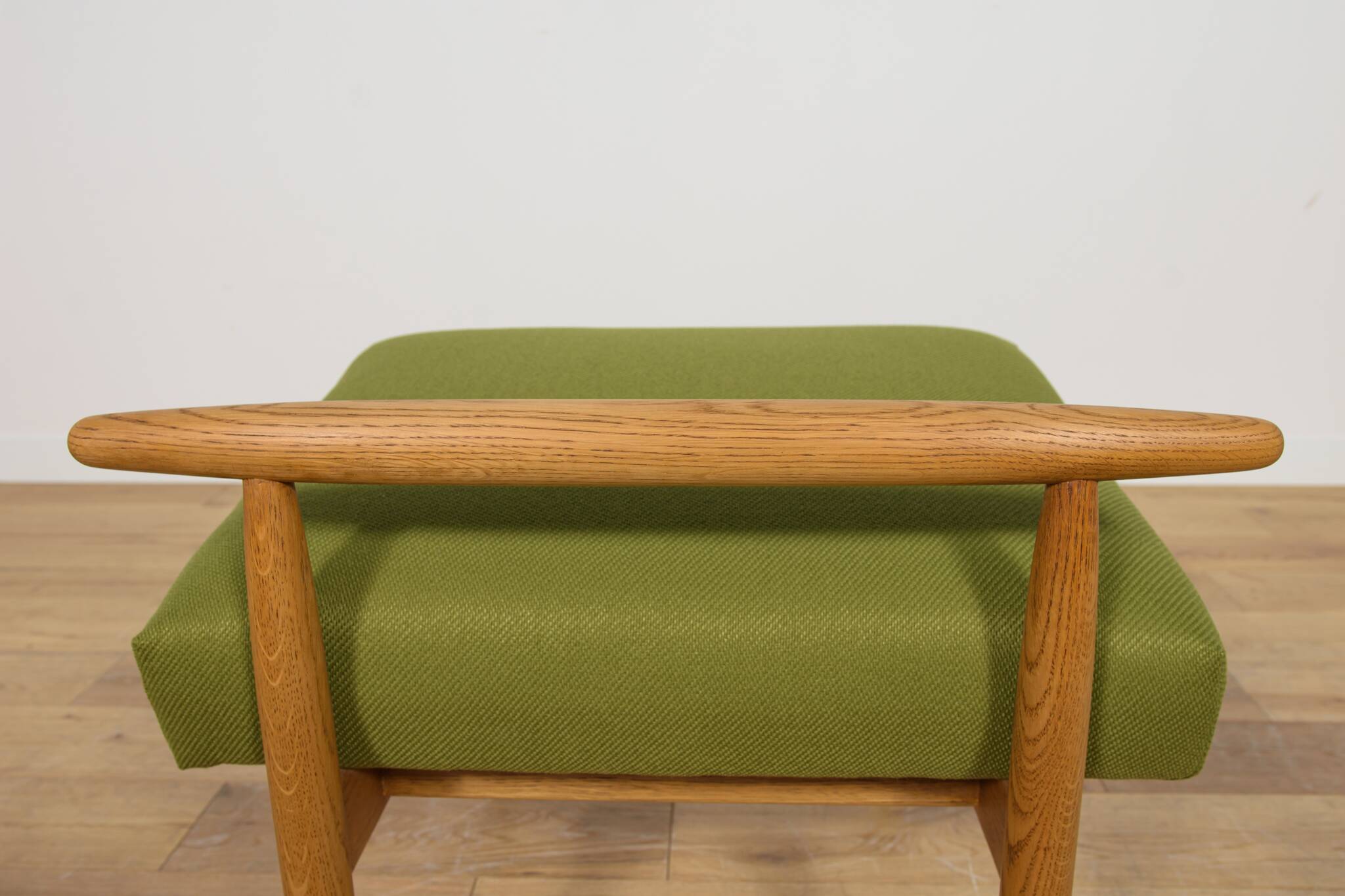 Oak Model J 65  Stool  by Ejvind A. Johansson for FDB Møbler, Denmark, 1950s