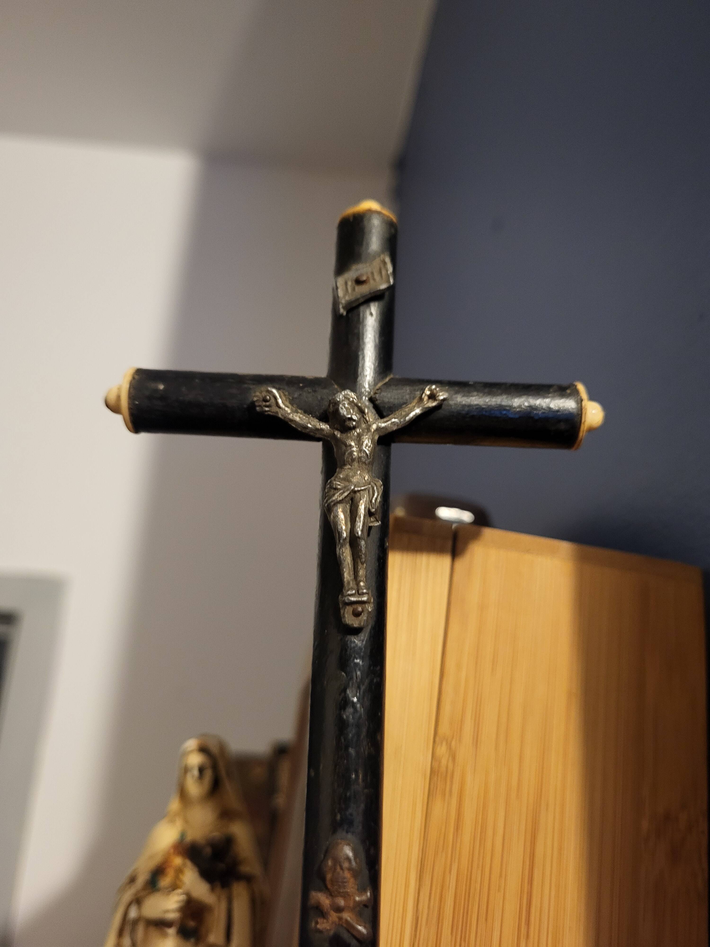 Antique Altar Crucifix