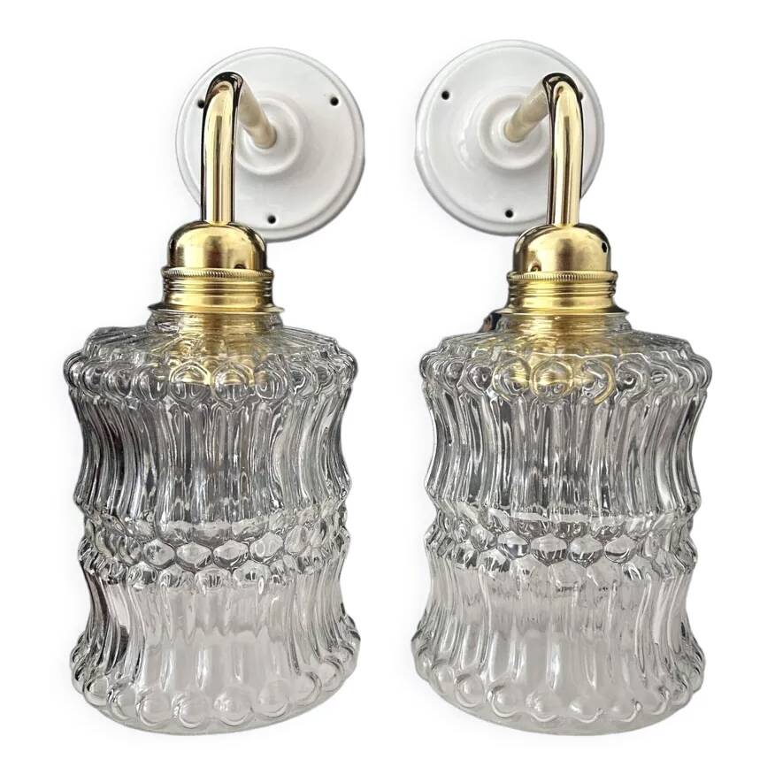 Paire d’appliques murales vintage