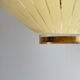 Yellow golden UFO suspension