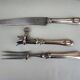 Sterling silver roast carving set