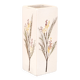 White ceramic herbarium vase by Raymonde Leduc, Vallauris, 1960s