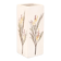 White ceramic herbarium vase by Raymonde Leduc, Vallauris, 1960s