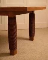 Sculptural wooden table