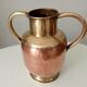 Antique amphora vase in brass and copper