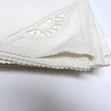 Set of 8 old table napkins