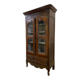 Large old wooden display case