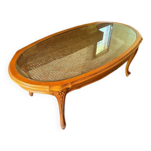 Table basse ovale