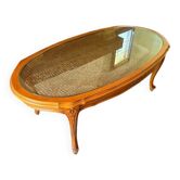 Table basse ovale
