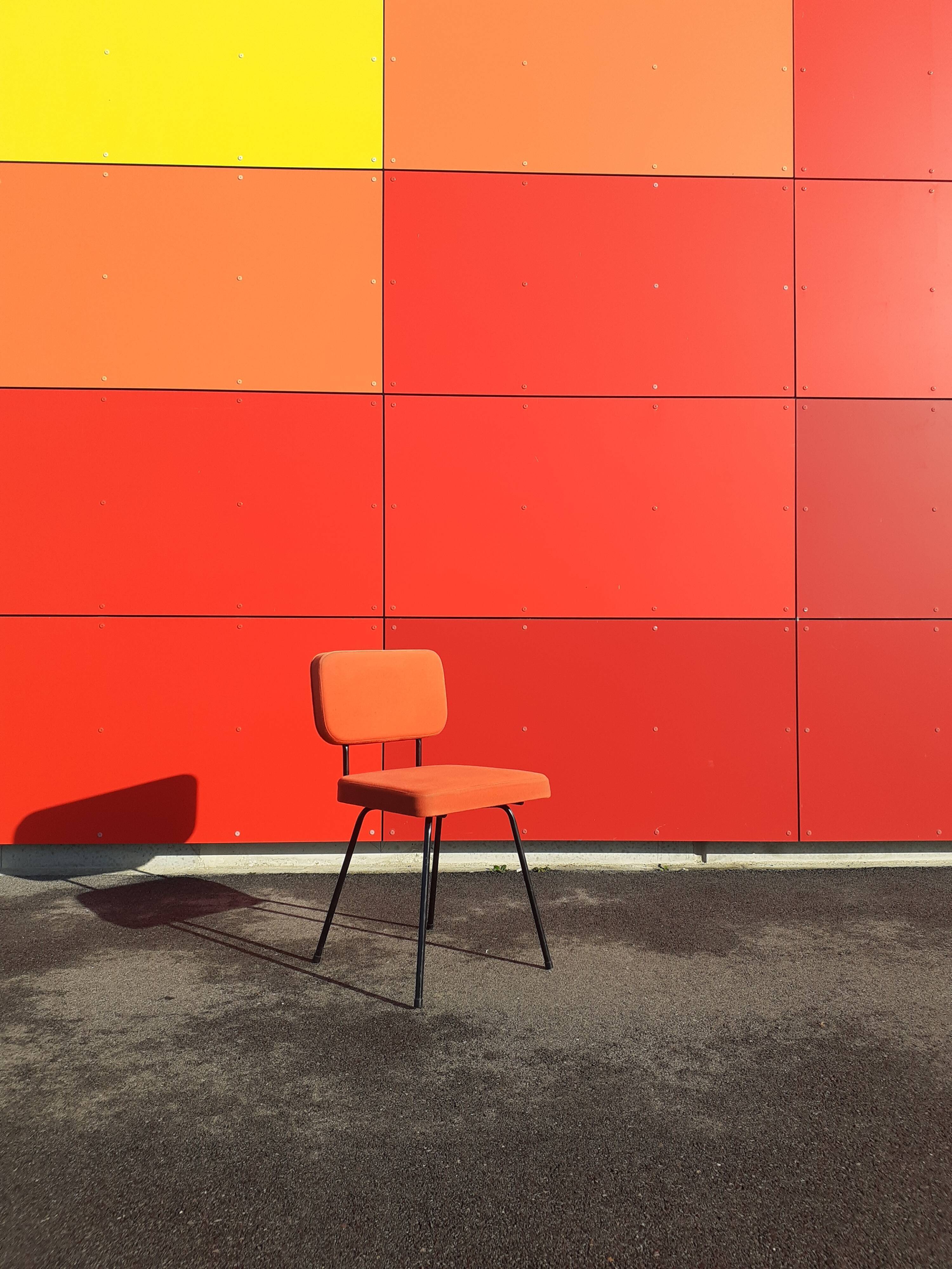 French chair by Paul Geoffroy for Airborne around 1950