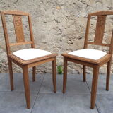 2 art deco style chairs
