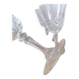 Set of 7 mismatched wine glasses