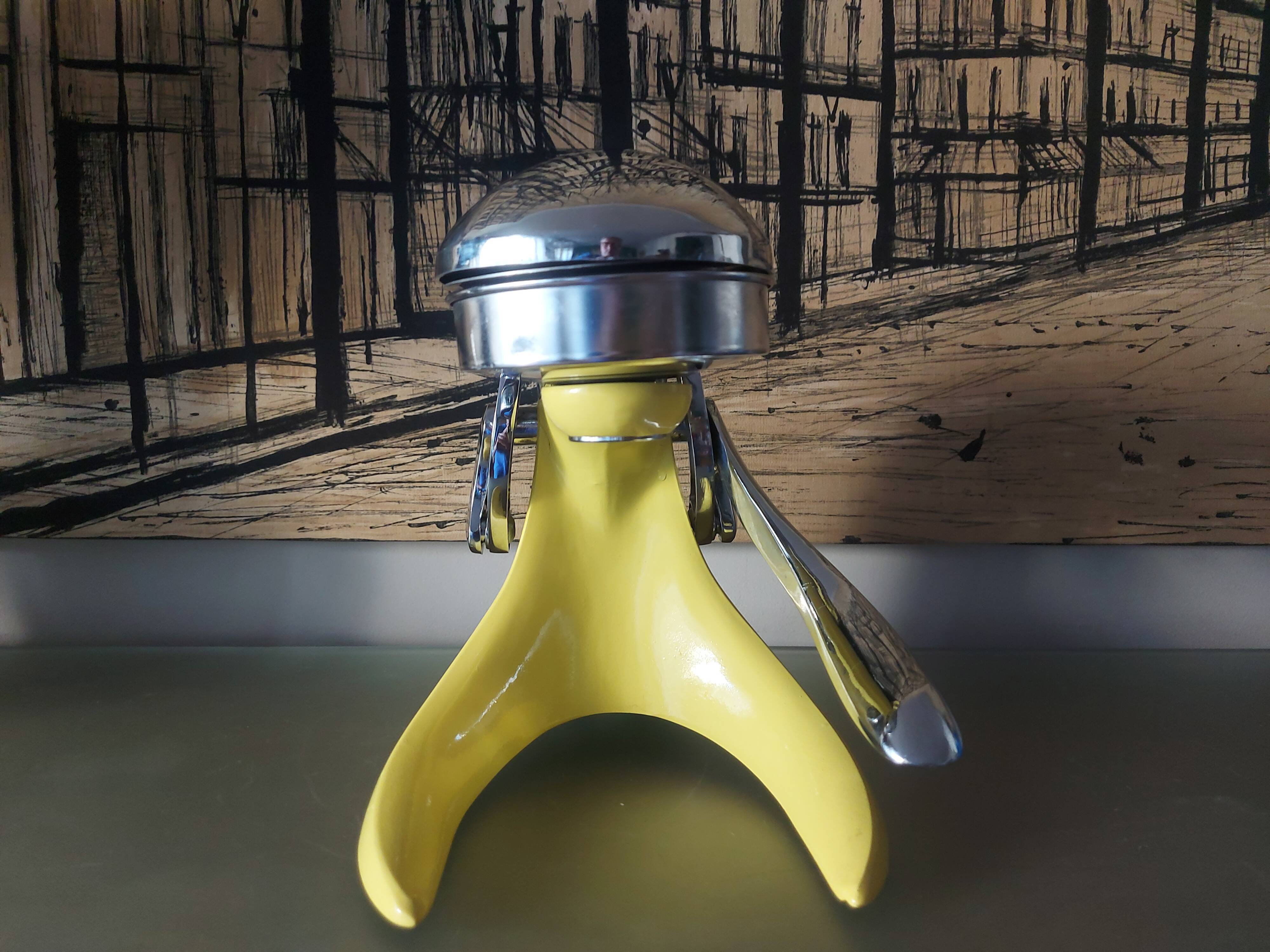 Vintage metal citrus press