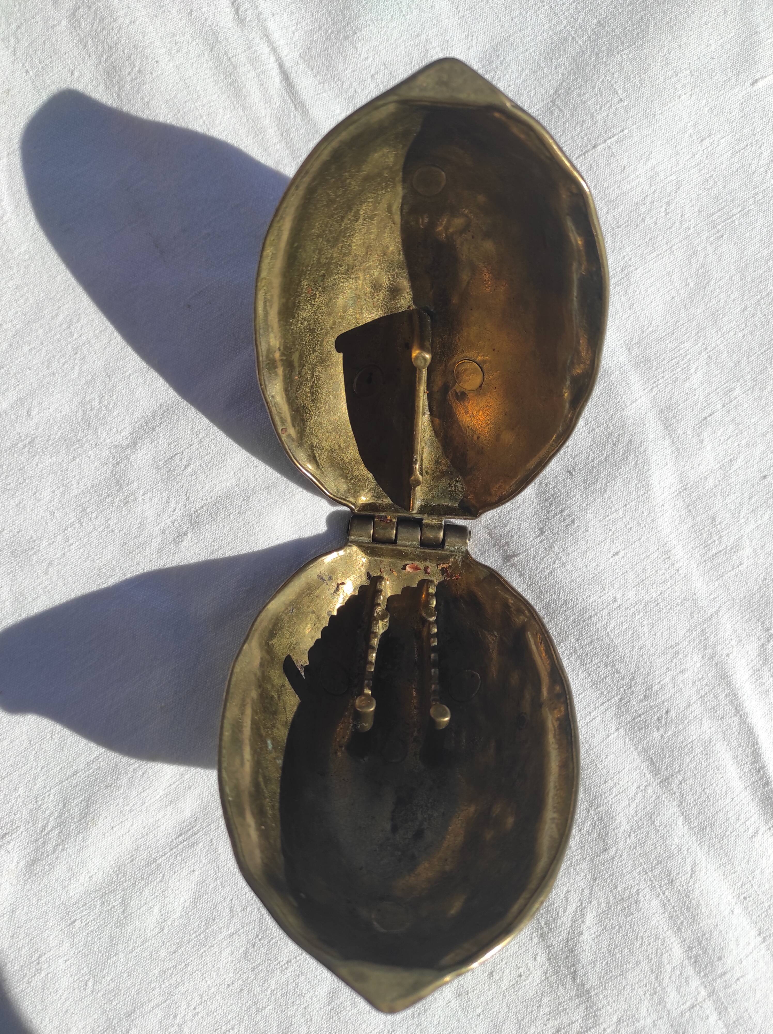 Vintage brass nutcracker