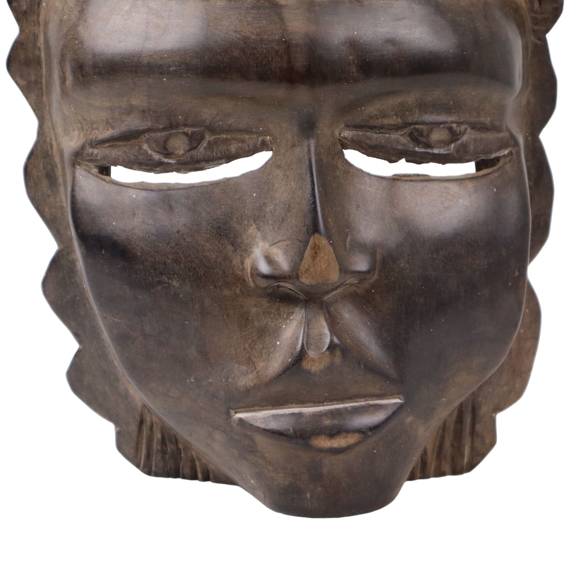 Oriental mask in hardwood 60s
