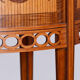 Restored Biedermeier Side Table, Walnut, Maple, Unique Marquetry, France, 1850s