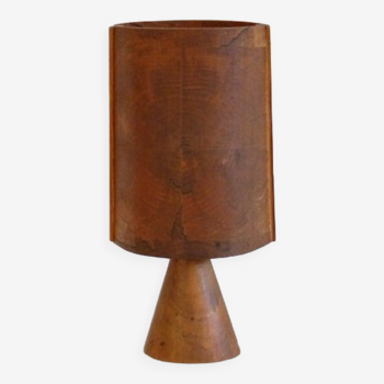 Vintage wooden lamp 1960