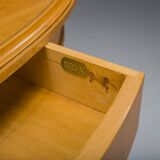Table de toilette et fauteuil Biedermeier de Selva, Italie, ensemble de 2