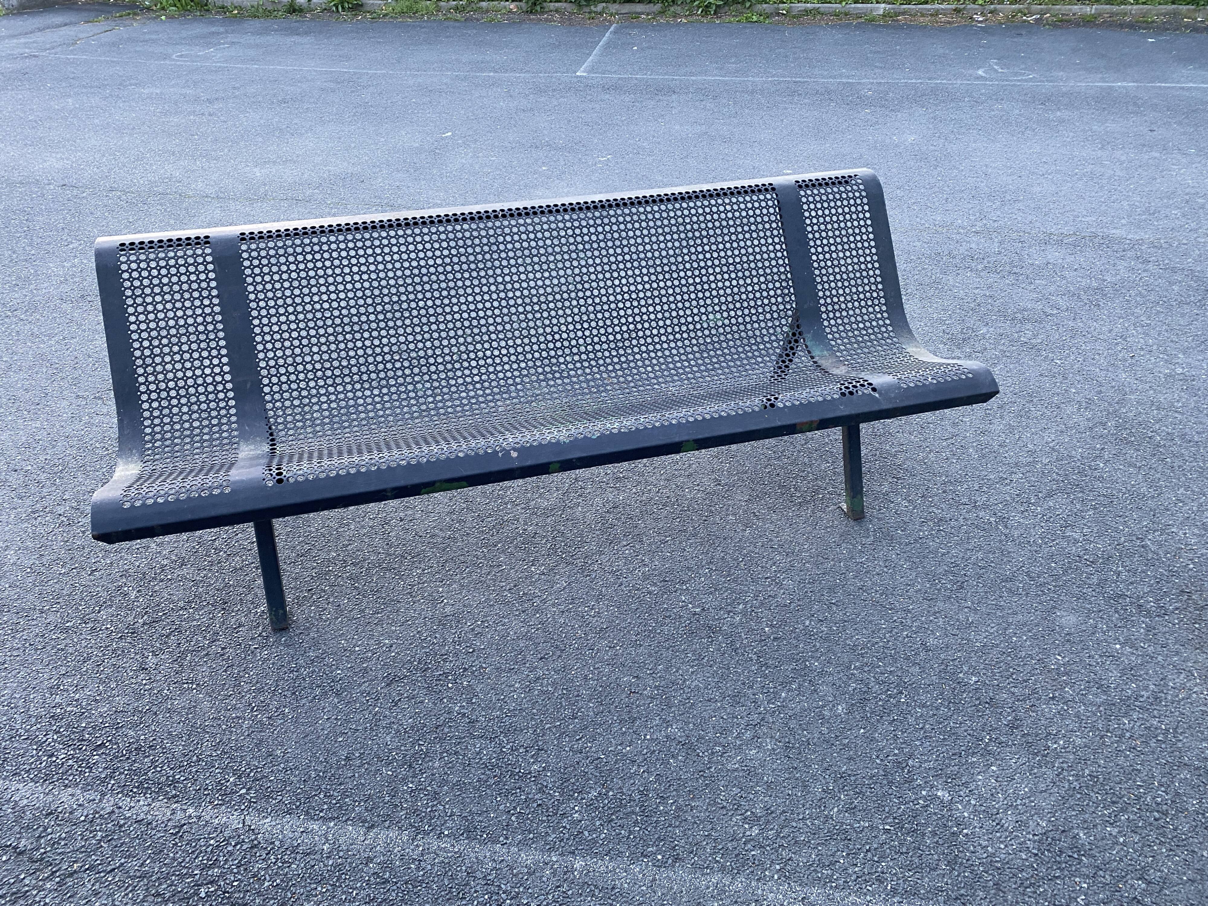 Public garden bench 1950