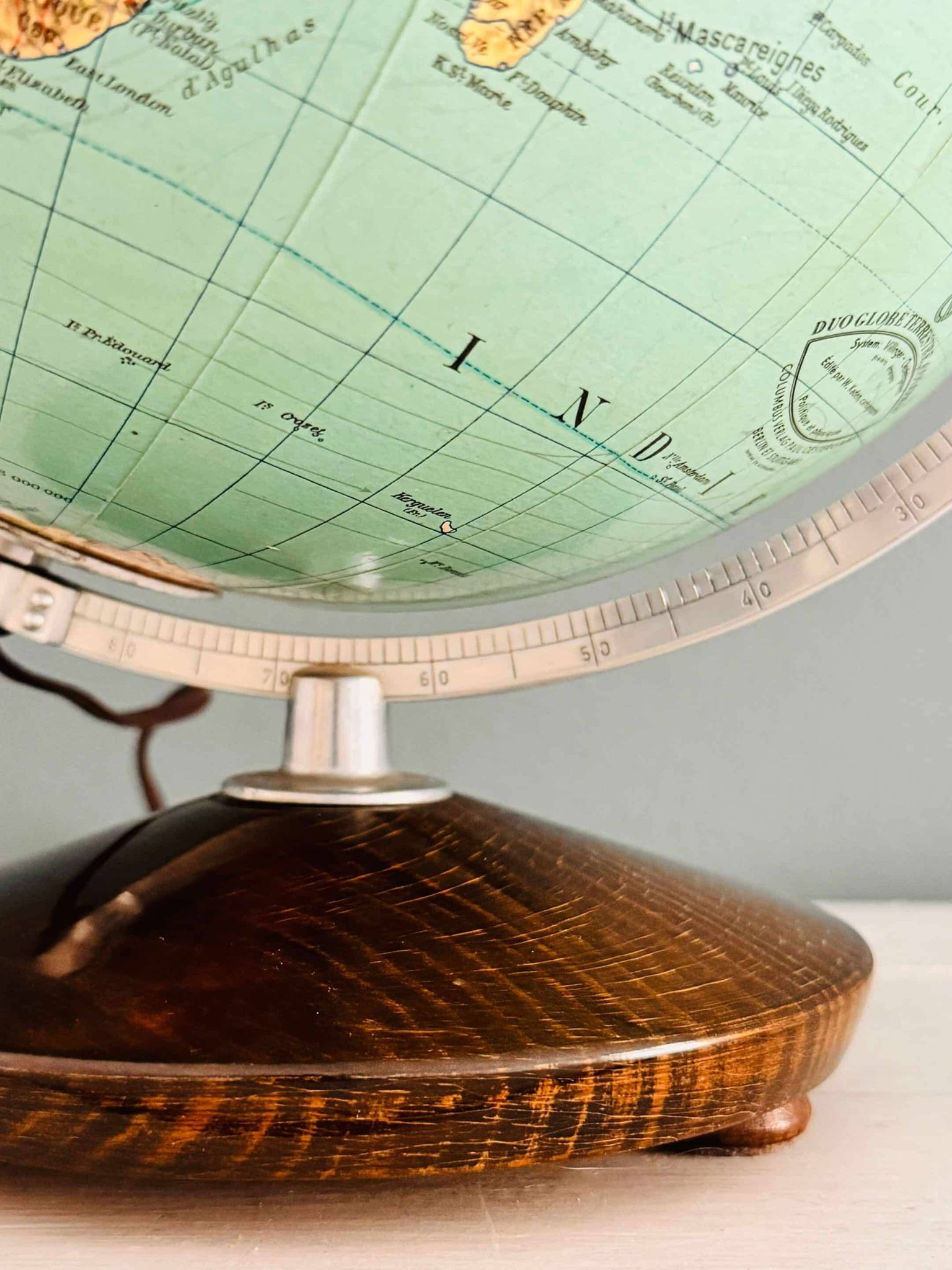 “Columbus” terrestrial globe duo, circa 1960