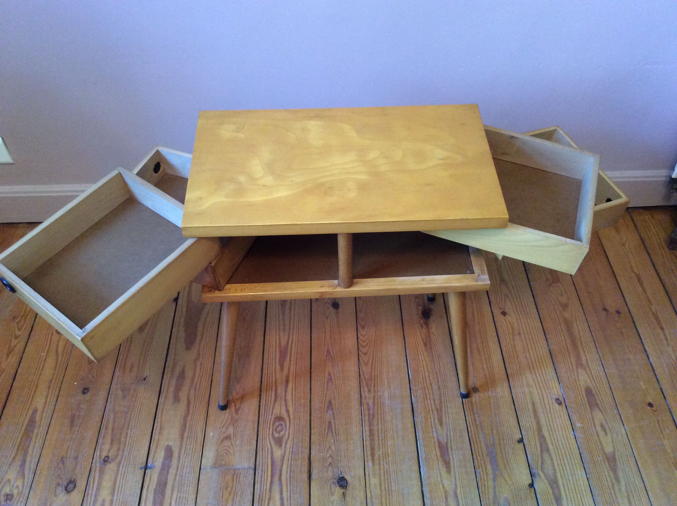 Vintage bedside table